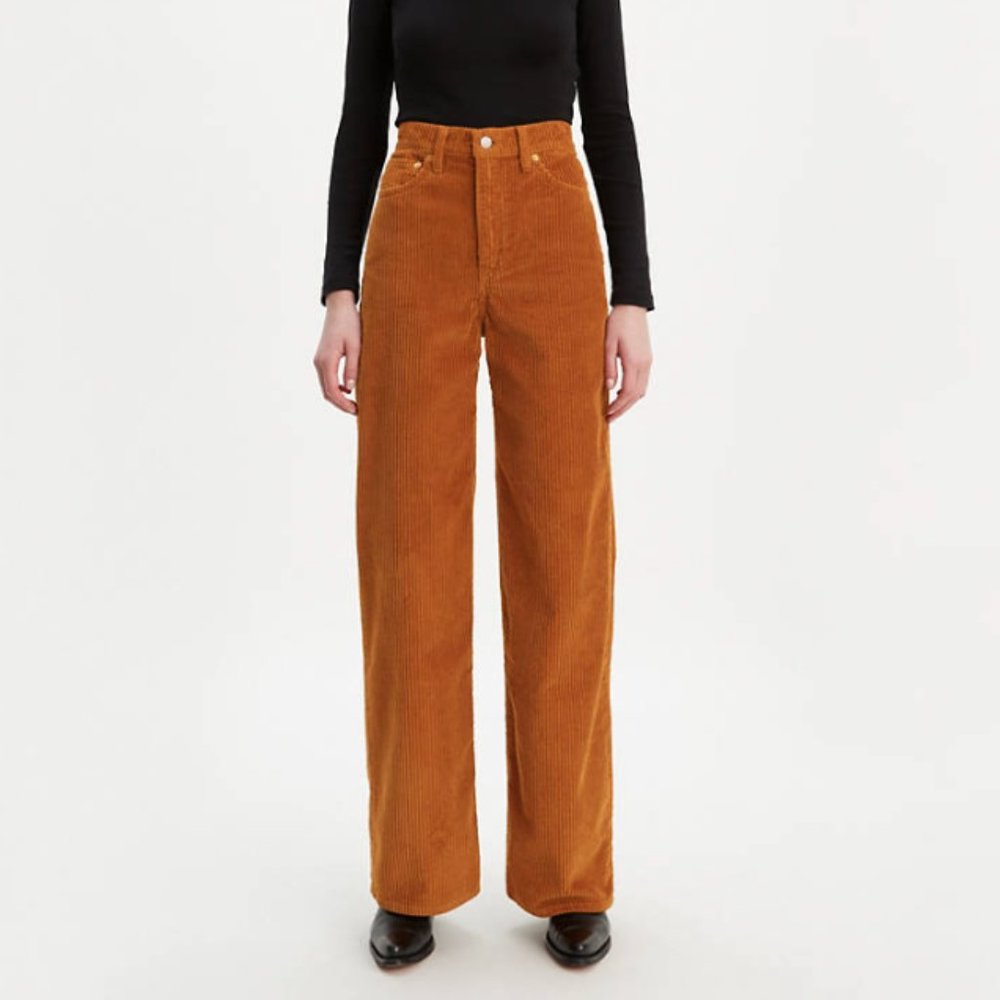 Ribcage Wide Leg Corduroy Pants